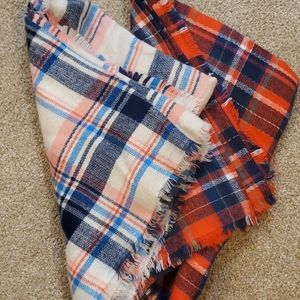 Plaid scarfs
